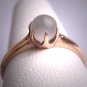 Antique Moonstone Ring Vintage Victorian Gold Wedding 1800's