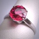 Antique Ruby Wedding Ring Old Euro Cut Victorian Art Deco 18K Gold Crown 1920