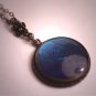 Antique Butterfly Wing Necklace Pendant Arts and Crafts Silver