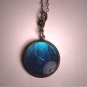 Antique Butterfly Wing Necklace Pendant Arts and Crafts Silver
