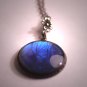 Antique Butterfly Wing Necklace Pendant Arts and Crafts Silver