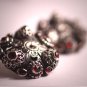 Antique Garnet Earrings Austro Hungarian Victorian Vintage 1800s