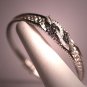 Vintage Sapphire Bracelet Silver Retro Art Deco