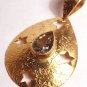 Magical Large Green Amethyst Star Pendant for Necklace Gold