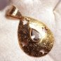 Magical Large Green Amethyst Star Pendant for Necklace Gold