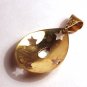 Magical Large Green Amethyst Star Pendant for Necklace Gold