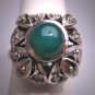 Antique Jade Rose Cut Diamond Ring Edwardian Art Deco Wedding