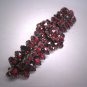 Antique Garnet Pin Vintage Georgian Victorian Bar 1800s
