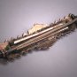 Antique Garnet Pin Vintage Georgian Victorian Bar 1800s