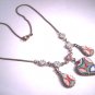 Antique Micro Mosaic Necklace Vintage Victorian Italian 1920