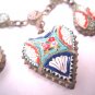 Antique Micro Mosaic Necklace Vintage Victorian Italian 1920