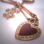 Antique Charm Bracelet Victorian Gold Enamel Garnets Gems