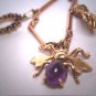 Antique Charm Bracelet Victorian Gold Enamel Garnets Gems