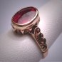Antique Ruby Red Spinel Wedding Ring Gold Victorian - Art Deco c.1900