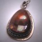 Vintage Fire Opal Pendant for Necklace Silver