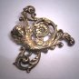 Antique Victorian Cherub Pin Renaissance Revival Sterling Silver