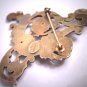 Antique Victorian Cherub Pin Renaissance Revival Sterling Silver