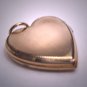 SOLD Antique Gold Heart Locket Vintage Victorian Necklace
