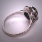 Antique Vintage Platinum Sapphire Diamond Wedding Ring Art Deco