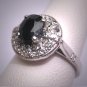 Antique Vintage Platinum Sapphire Diamond Wedding Ring Art Deco