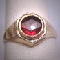 Antique Rose Cut Garnet Wedding Ring Vintage Art Deco Victorian 1920