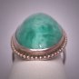 Antique Victorian Jade Ring Gold circa 1890 Wedding Estate Vintage Art Deco
