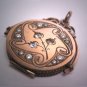 Antique Victorian Rose Gold Locket Seed Pearls Pendant for Necklace c.1890