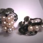 Antique Pearl Earrings Vintage Victorian Mikimoto Design Art Deco - Wedding Jewelry