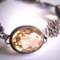 Antique Austro Hungarian Citrine Bracelet Silver Victorian Edwardian c.1890 Renaissance Revival