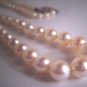 Antique Akoya Pearl Necklace Graduated Strand Vintage Art Deco White Gold