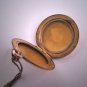 Antique Gold Locket Vintage Victorian Art Nouveau Fob Pendant Necklace Initials
