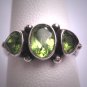 Antique Vintage Peridot Ring Victorian Art Deco Estate Wedding