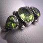 Antique Vintage Peridot Ring Victorian Art Deco Estate Wedding