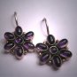 Vintage Amethyst Earrings Victorian Georgian Style