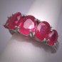 Vintage Ruby Wedding Ring Estate Band Art Deco