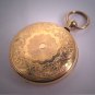 Antique Gold Locket Ornate Chased Engraved Floral Repousse Vintage Victorian Pendant