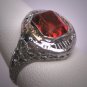 Antique Citrine Ring Art Deco Wedding Filigree 1920s Engagement
