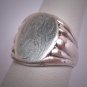 Antique Silver Signet Ring Vintage Victorian Art Deco c.1900 Wedding Band