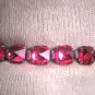Antique Art Deco Ruby French Paste Bracelet Vintage 1920s