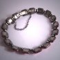 Antique Art Deco Ruby French Paste Bracelet Vintage 1920s