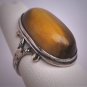 Antique Victorian Tigers Eye Ring Art Deco 1900