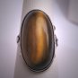 Antique Victorian Tigers Eye Ring Art Deco 1900