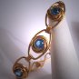 Antique Sapphire Bracelet Vintage Art Deco 1930s Gold