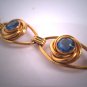 Antique Sapphire Bracelet Vintage Art Deco 1930s Gold