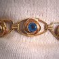 Antique Sapphire Bracelet Vintage Art Deco 1930s Gold