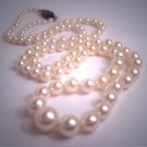 Antique Akoya Pearl Necklace Strand Graduated Art Deco Vintage c.1930