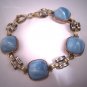 Antique Star Sapphire Paste Bracelet Vintage Art Deco 1930s