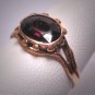 Antique Garnet Ring Georgian Victorian 18K Rose Gold Wedding - Georgian Etruscan