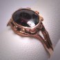 Antique Garnet Ring Georgian Victorian 18K Rose Gold Wedding - Georgian Etruscan