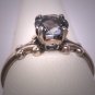 Vintage Victorian Iolite Ring Wedding Art Deco Solitaire